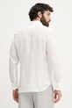 Ρούχα MC2 Saint Barth πουκάμισο ανδρικό PAMP001 λευκό