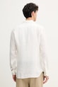 Abbigliamento MC2 Saint Barth camicia di lino PAMP001 bianco