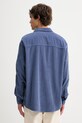 Odzież American Vintage koszula sztruksowa MPADO06A niebieski