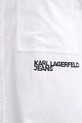 Βαμβακερό πουκάμισο Karl Lagerfeld Jeans A3M16021 λευκό