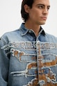 Y/Project camasa jeans EVERGREEN PARIS' BEST PATCH DENIM SHIRT 207SI002 albastru AA00