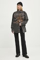 Traper košulja Y/Project EVERGREEN PARIS' BEST PATCH DENIM SHIRT 207SI002 siva