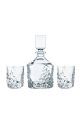 Nachtmann whiskys üveg poharakkal Sculpture Whisky 750 ml / 365 ml 3 db áttetsző 101984