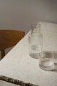 ferm LIVING carafă cu sticlă Ripple Small Carafe Set 500/200 ml 5447 transparent AA00