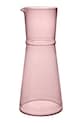 Ferm Living karafka ze szkła barwionego 25 x 11 cm różowy 1104272742