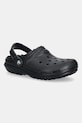 Crocs papuci sintetic negru 203591.CLASSIC.LINED.BL