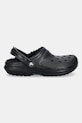 Crocs papuci 203591.CLASSIC.LINED.BL negru AA00