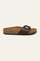 Šľapky Birkenstock Madrid imitácia kože hnedá 40393.Madrid