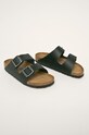 Kožené šľapky Birkenstock Arizona SFB 752483 čierna AA00