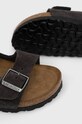 Kožené pantofle Birkenstock Arizona SFB šedá 552323.GRAY