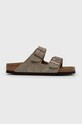 Semišové šľapky Birkenstock Arizona BS iný hnedá 51463