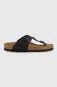 fekete Birkenstock flip-flop Ramses Női