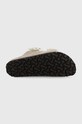 Παντόφλες σουέτ Birkenstock Arizona Shearling γκρί 1017403.STN