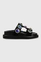 Kožne natikače Kurt Geiger London Orson ostalo crna 9107100209.BLACK