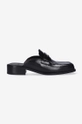 black MISBHV leather sliders The Brutalist Women’s