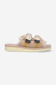 Suicoke sliders suede beige MOTO.M2AB.BEIGE