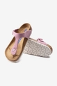 Birkenstock flip-flop velúrból Gizeh rózsaszín