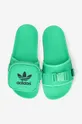 green adidas Originals sliders Pouchylet