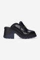 Δερμάτινα mules Filling Pieces Gali Mule 5-8 cm μαύρο 56133211861