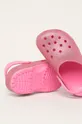 ροζ Crocs - Παιδικές παντόφλες