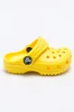 жовтий Crocs - Дитячі шльопанці Дитячий