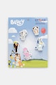 Crocs charms per scarpe bambino/a Bluey 5Pck pacco da 5 personaggi dei cartoni animati bianco 10014369.Bluey.5Pck