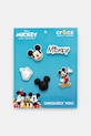 Crocs przypinki do obuwia Mickey Pant 5PK 5-pack Postacie z bajek biały 10014478.Mickey.Pant.5P