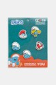Crocs przypinki do obuwia dziecięce Smurfs 5-pack Postacie z bajek biały 10014521.Smurfs.5.Pack