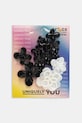 Κονκάρδες για παιδικά παπούτσια Crocs Blooming BW 5 Pack 5-pack μαύρο 10015616.Blooming.BW