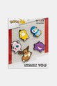 Připínačky na dětské boty Crocs Pokemon Assrtd 5 Pck 5-pack Postavičky z pohádek vícebarevná 10015746.Pokemon.Assrtd