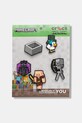 Crocs przypinki do obuwia dziecięce Minecraft 5 Pack 5-pack Postacie z bajek szary 10014539.Minecraft.5.Pa