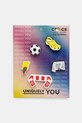 Crocs przypinki do obuwia Soccer Team 5 Pack 5-pack żółty 10015039.Soccer.Team.5.