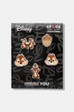 Crocs przypinki do obuwia dziecięce Disney Chip n Dale 5PK 5-pack Postacie z bajek brązowy 10016444.Disney.Chip.n.