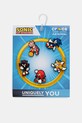 Crocs przypinki do obuwia dziecięce Sonic the Hedgehog 5Pck 5-pack Postacie z bajek multicolor 10016975.Sonic.the.Hedg