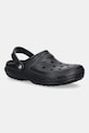Bavlněné tričko Crocs Classic Lined Clog černá 203591.CLASSIC.LINED