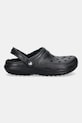 Bavlněné tričko Crocs Classic Lined Clog 203591.CLASSIC.LINED černá AW20