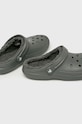Crocs papuci Classic Lined Clog 203591.CLASSIC.LINED gri AW20
