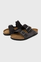 Semišové šľapky Birkenstock Arizona Sfb sivá