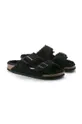 crna Kućne papuče od brušene kože Birkenstock Arizona Shearling