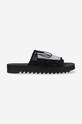 Pantofle Suicoke DAO-2AB BLACK imitace semiše černá DAO.2AB