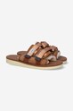 Παντόφλες Suicoke Sandały Suicoke Rubber Sole MOTO-M2AB MOTO.M2AB.BROWN καφέ