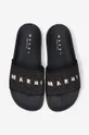 black Marni sliders Sandal