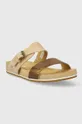 Timberland leather sliders Malibu Waves 2 beige