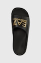 Παντόφλες EA7 Emporio Armani μαύρο XBP008.XK337