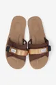 Suicoke sliders  Uppers: Textile material Inside: Synthetic material, Textile material Outsole: Synthetic material