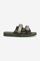 Suicoke sliders MOTO-CAB textile green MOTO.CAB
