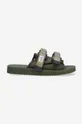 green Suicoke sliders MOTO-CAB Unisex