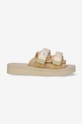 beige Suicoke sliders MOTO-VS Unisex