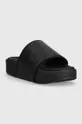 adidas Originals leather sliders Y-3 Slide black