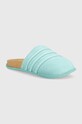 adidas Originals kapcie Adimule Lea GY2554 turkusowy AA00